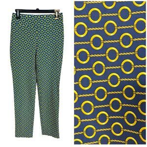 J. MCLAUGHLIN Masie Pants Nautical Print Stretch 2